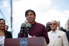 August 12, 2022: Senator Saval and colleagues join Governor Tom Wolf and  housing advocates and stakeholders in Philadelphia to celebrate the critical $375 million investment in the 2022-23 budget addressing the affordable housing crisis.