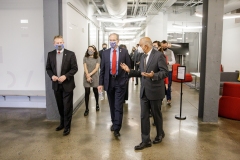 December 6, 2021: Senators John Kane and Nikil Saval tour the Pennovation Works.