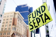 May 19, 2025 − State lawmakers from Philadelphia and the surrounding counties rallied today outside of SEPTA’s headquarters in Center City as the transit agency began a series of public hearings on its proposed 2025–2026 budget, including the severe service cuts and steep fare hikes it will be forced to implement without crucial state funding.