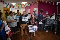 April 19, 2023 − State Senator Nikil Saval (D–Philadelphia) joined Lehigh Valley Stands Up, Make the Road Pennsylvania, POWER Interfaith, Community Action Lehigh Valley, Sunrise Movement, and Berks County elected officials, community leaders, and residents in a united call for permanent funding for Pennsylvania’s groundbreaking Whole-Home Repairs Program.