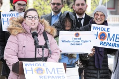 March 23, 2022 − State Senator Nikil Saval and Berks Stands Up brought together residents, community leaders, and elected officials in a united call for the passage of Pennsylvania’s Whole-Home Repairs Act (SB1135), a groundbreaking bipartisan bill that establishes a one-stop shop for home repairs and weatherization while creating new, family-sustaining jobs in a growing field.