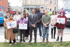 March 22, 2022: State Senator Nikil Saval and Lancaster Stands Up brought together residents, community leaders, and state and municipal officials in a united call for the passage of Pennsylvania’s Whole-Home Repairs Act (SB1135), a groundbreaking bipartisan bill that establishes a one-stop shop for home repairs and weatherization while creating new, family-sustaining jobs in a growing field.