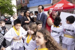 April 12, 2024: State Senator Nikil Saval and State Representative Mary Isaacson celebrated a $500,000 grant to Zhang Sah Martial Arts & Learning Center through the commonwealth’s Local Share Account–Philadelphia program, an initiative that awards funding to economic development, neighborhood revitalization, community improvement, and public interest projects in the City of Philadelphia.  