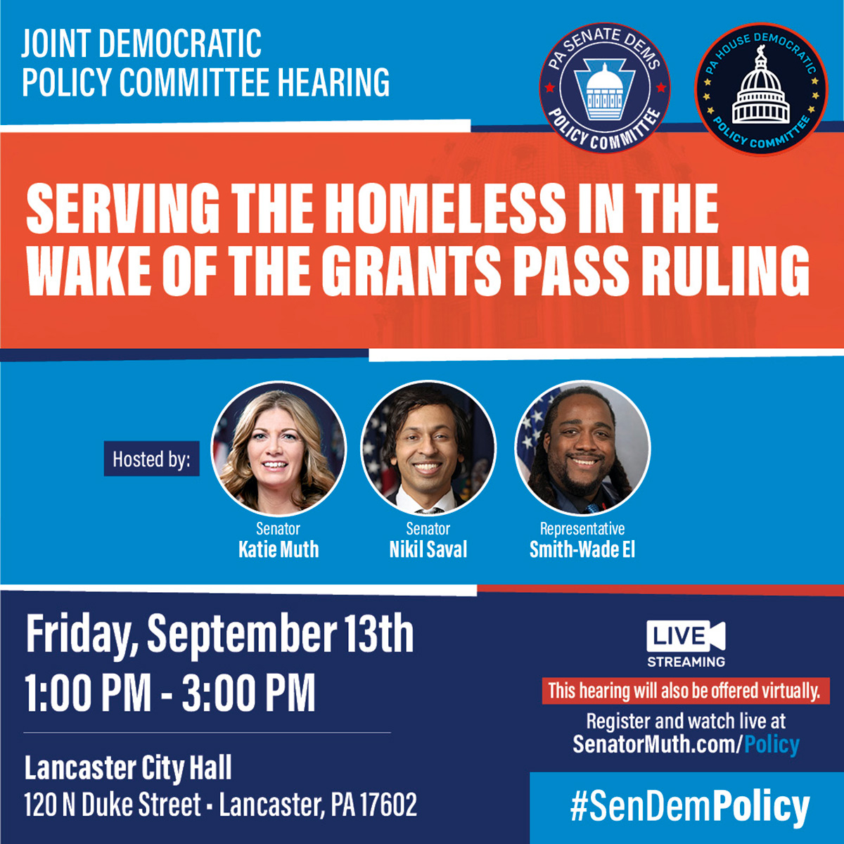 Policy Hearing - Serving the Homeless in the Wake of the Grants Pass Ruling