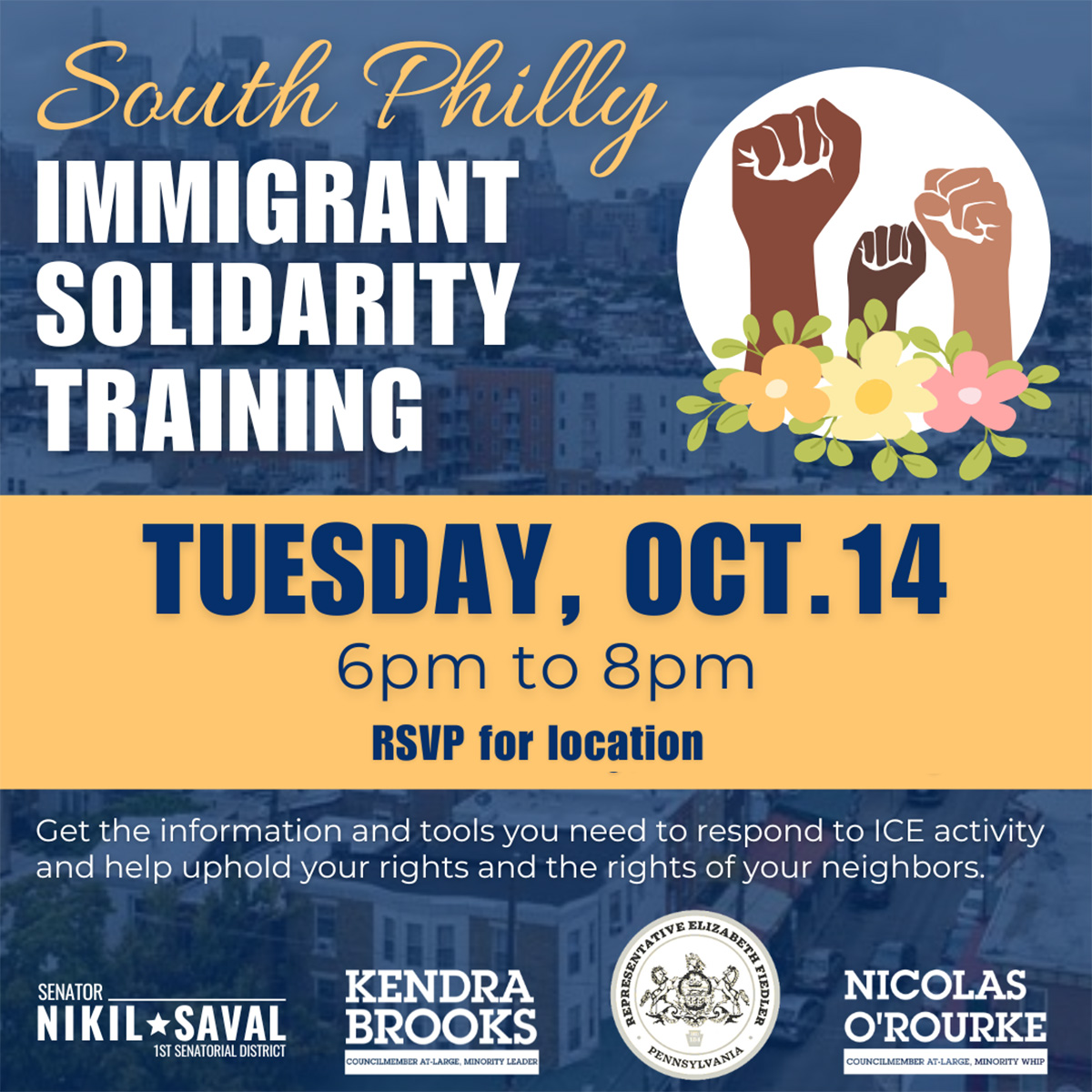 Immigrant Solidarity Training - October 14, 2025