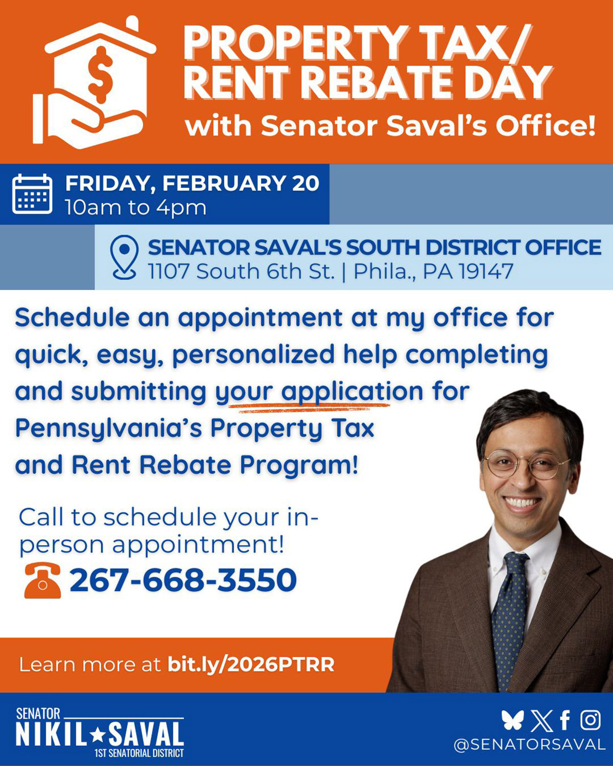 Property Tax/Rent Rebate Day - February 20, 2026